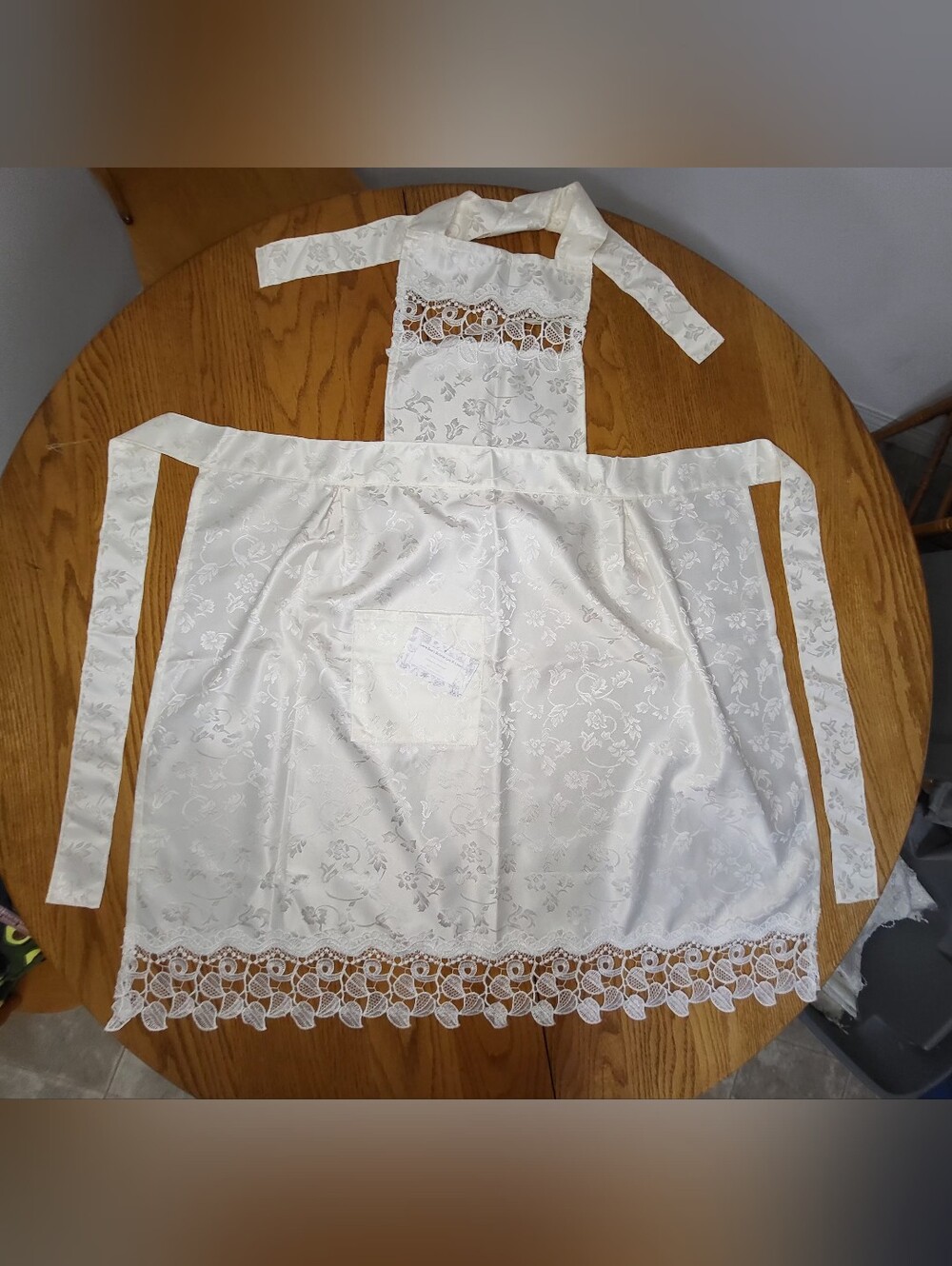 ✨️Pearl Leaves Victorian Lace Apron O/S